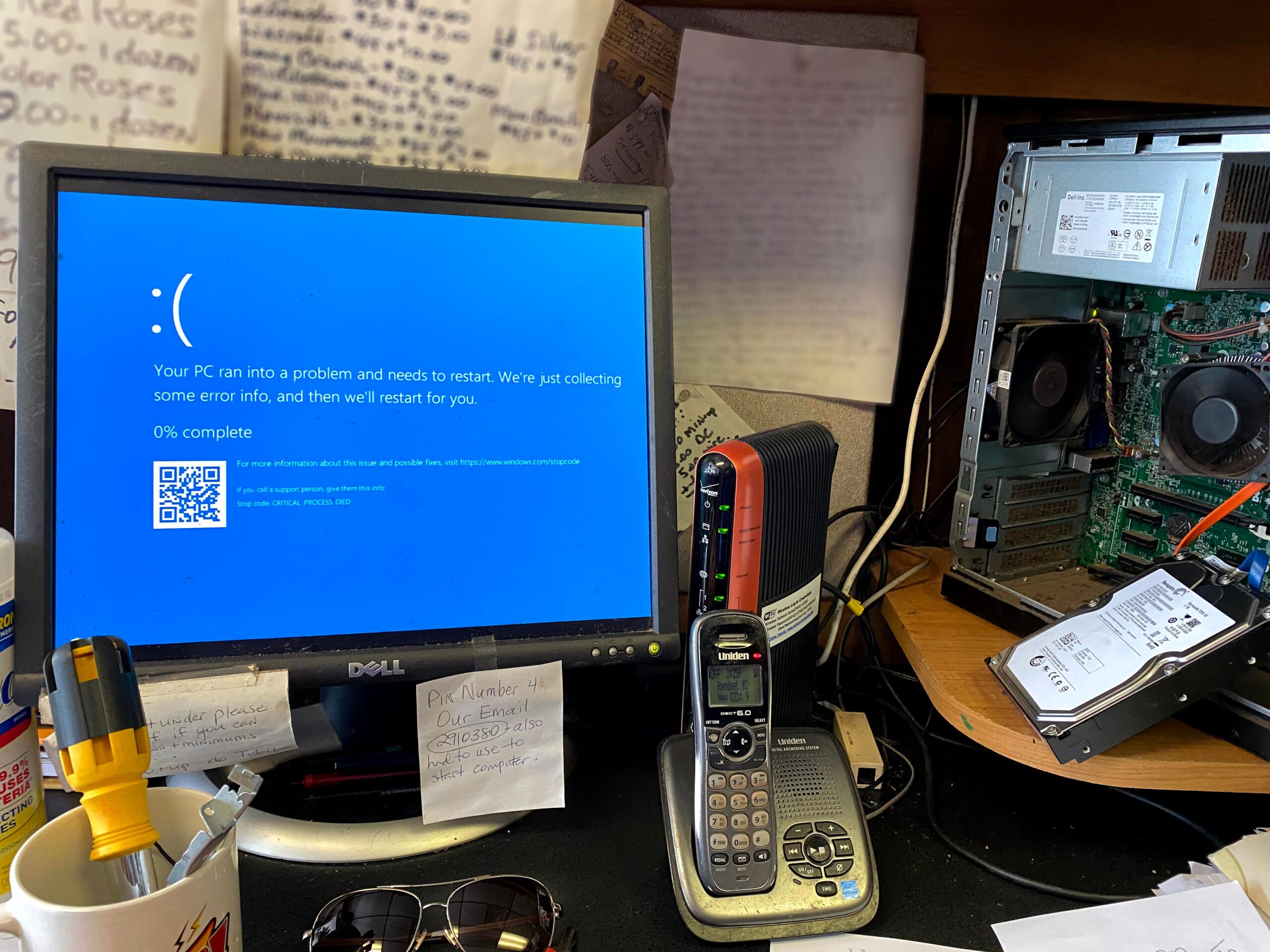 Urgent IT Support Workstation